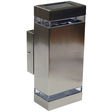 Ptak 2 Light Stainless Steel Wall Light